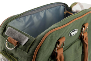  Praktická přepravní taška na psy a kočky s nosností 6 kg z kolekce NOBBY, model PERKA. Vyjímatelná měkoučká podložka, dlouhý nastavitelný popruh pro nošení přes rameno (10)