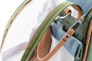  Praktická přepravní taška na psy a kočky s nosností 6 kg z kolekce NOBBY, model PERKA. Vyjímatelná měkoučká podložka, dlouhý nastavitelný popruh pro nošení přes rameno (16)