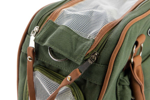  Praktická přepravní taška na psy a kočky s nosností 6 kg z kolekce NOBBY, model PERKA. Vyjímatelná měkoučká podložka, dlouhý nastavitelný popruh pro nošení přes rameno (9)