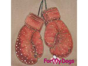  Obleček pro psy i fenky – tričko BOXING BEIGE od ForMyDogs v originálním designu pro moderní a stylové psy (4)