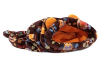 Tulipytlík – originální pelíšek pro psy i kočky z měkoučkého fleecu zdobený ušima a ocáskem. Vhodný pro malá plemena psů, kočky, fretky apod.