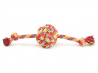 Pevná přetahovací hračka pro psy vyrobená z bavlněného splétaného provazu (2)