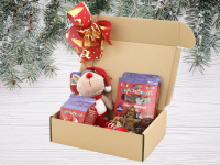  Speciální edice Vánočního boxu pro psy s velkou vánoční hračkou a porcí lahodných psích pamlsků. BOX je kompletně připravený vánoční dárek pro vašeho čtyřnohého kamaráda. Včetně sváteční mašle. (2)