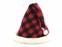 Originální vánoční pelíšek pro kočky od ROSEWOOD vykládaný měkoučkou hřejivou kožešinkou. Rozměry 45 × 40 cm, barva červeno-bílá. (4)