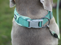    Pevné lanové vodítko pro psy HURTTA vyráběné stejnou tkací technikou jako horolezecká lana. Barva zelená, vzor Park Camo. (FOTO 2)