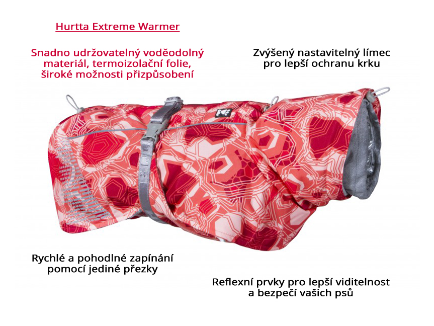 oblecek-hurtta-extreme-warmer-camo-coral-cervena