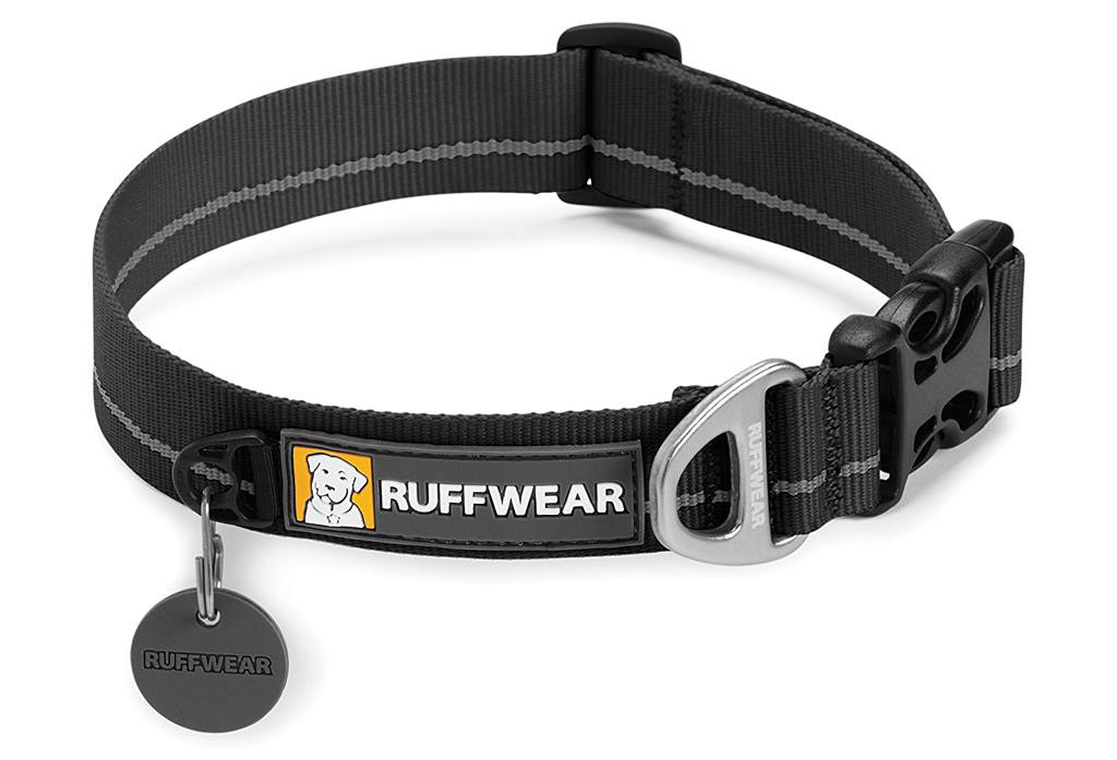 Stylový černý obojek pro psy z kolekce RUFFWEAR