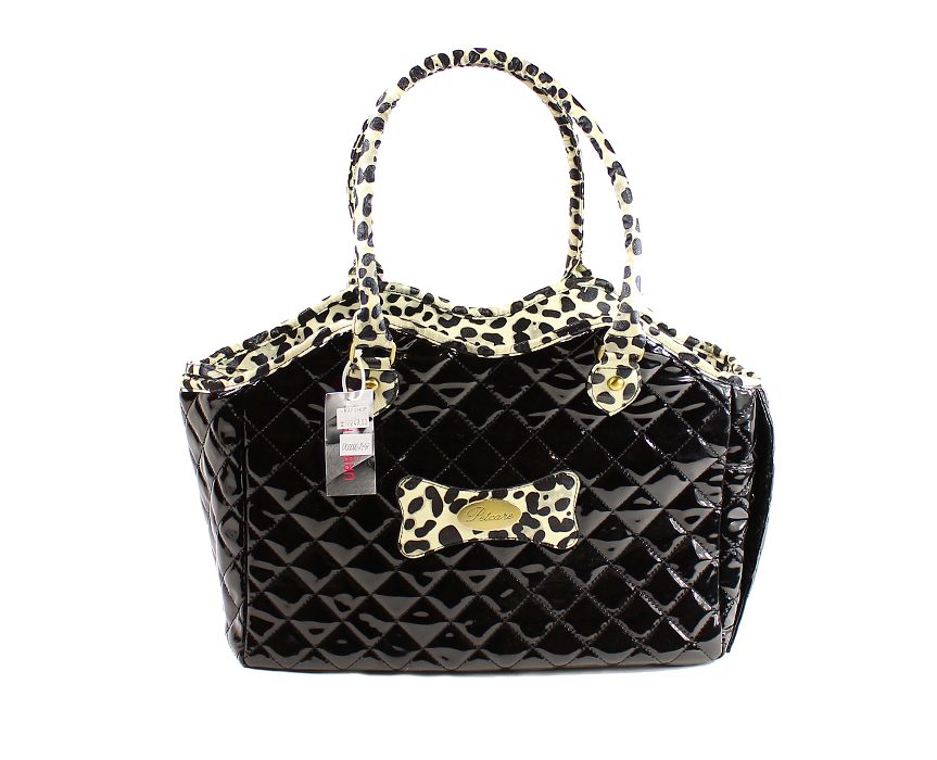 Taška na psa Patent Black