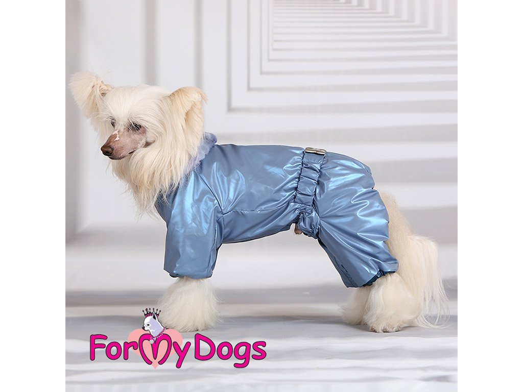 Obleček pro psy – zimní overal FMD BLUE BONE • HafHaf-shop.cz