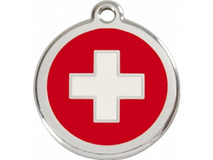 Známka velká – švýcarský kříž, s rytím