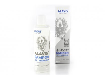 ALAVIS CHLORHEXIDIN šampon pro psy, kočky, fretky, koně