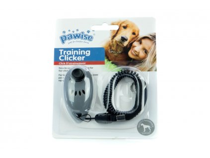 Výcvikový klikr pro psy PAWISE je jednoduchý tréninkový nástroj vhodný pro všechna plemena psů