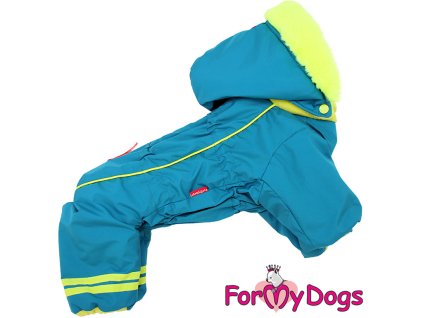 Obleček pro fenky – membránový zimní overal FMD LIGHT BLUE