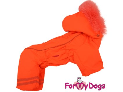 Obleček pro fenky – membránový zimní overal FMD ORANGE