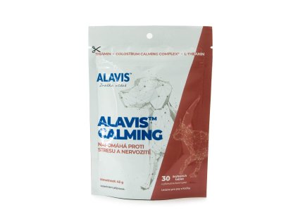 ALAVIS CALMING pro psy a kočky – tablety proti stresu a nervozitě