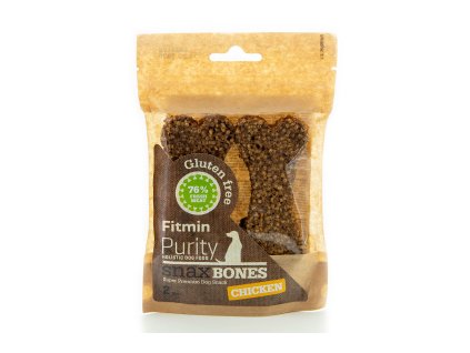 Křupavé kuřecí pamlsky pro psy FITMIN Purity Snax Bones, 2 ks