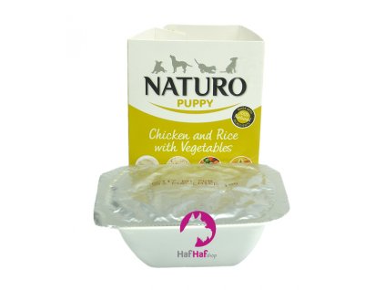 Naturo Puppy Chicken and Rice with Vegetables 150 g