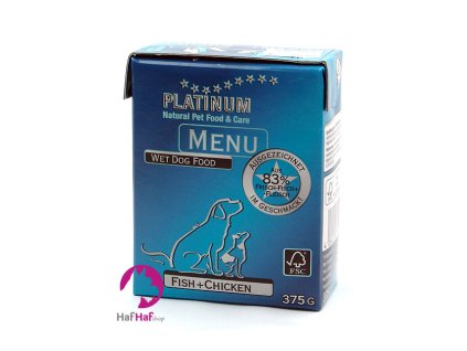 PLATINUM Natural MENU Fish+Chicken 375 g
