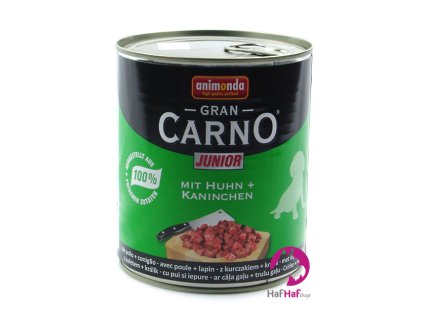 Animonda Gran CARNO JUNIOR Huhn+Kaninchen 800 g