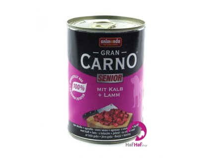Animonda Gran CARNO SENIOR Kalb+Lamm 400 g
