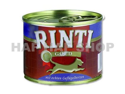 Rinti  Gold drůbeží srdíčka 185g