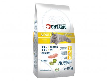 Ontario – krmivo pro kočky žijící v bytě nebo domě