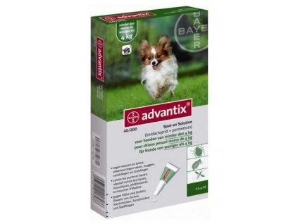 Advantix Spot On 1×0,4 ml – antiparazitikum pro malé psy do 4 kg