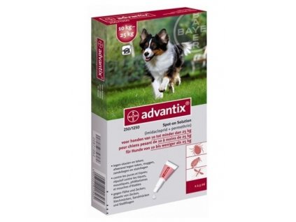 Advantix Spot On 1×2,5 ml – antiparazitikum pro větší psy