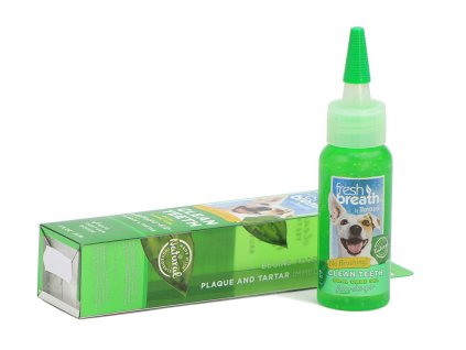Cleen Teeth Gel – účinný gel na čištění zubů psů a koček, který snižuje a omezuje tvorbu plaku a zubního kamene bez použití zubního kartáčku.