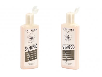Šampón GOTTLIEB s norkovým olejem vyvinutý speciálně pro psy plemene pudl. Objem 300 ml.