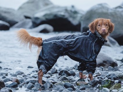 Obleček pro psy HURTTA Downpour Suit, černý