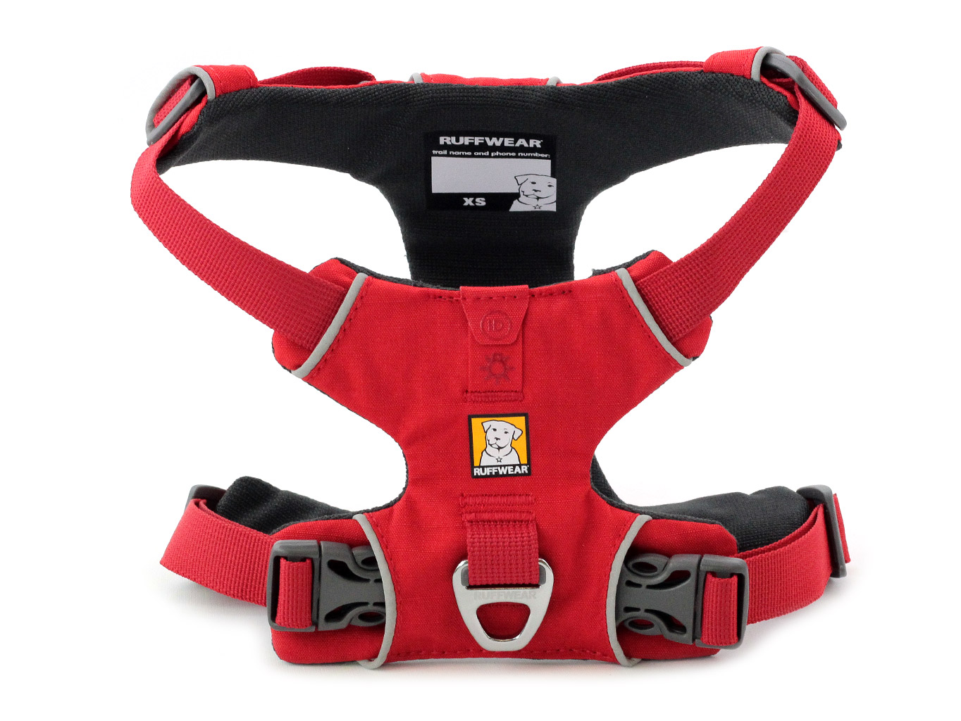 RUFFWEAR Postroj Front Range, červený Velikost: M