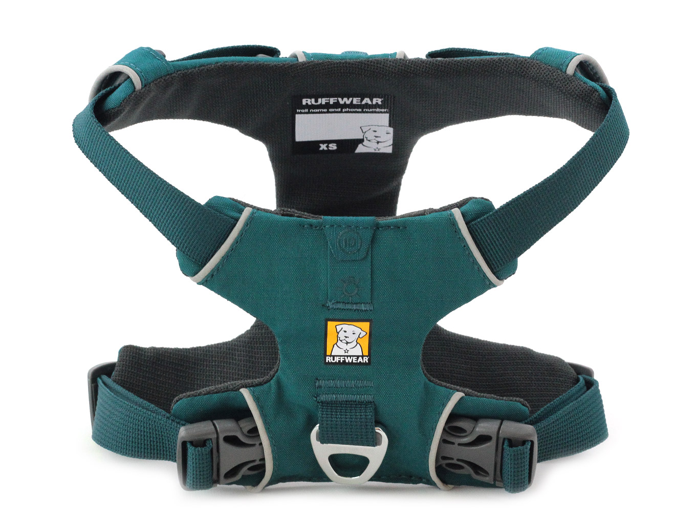 RUFFWEAR Postroj Front Range, modrozelený Velikost: XS