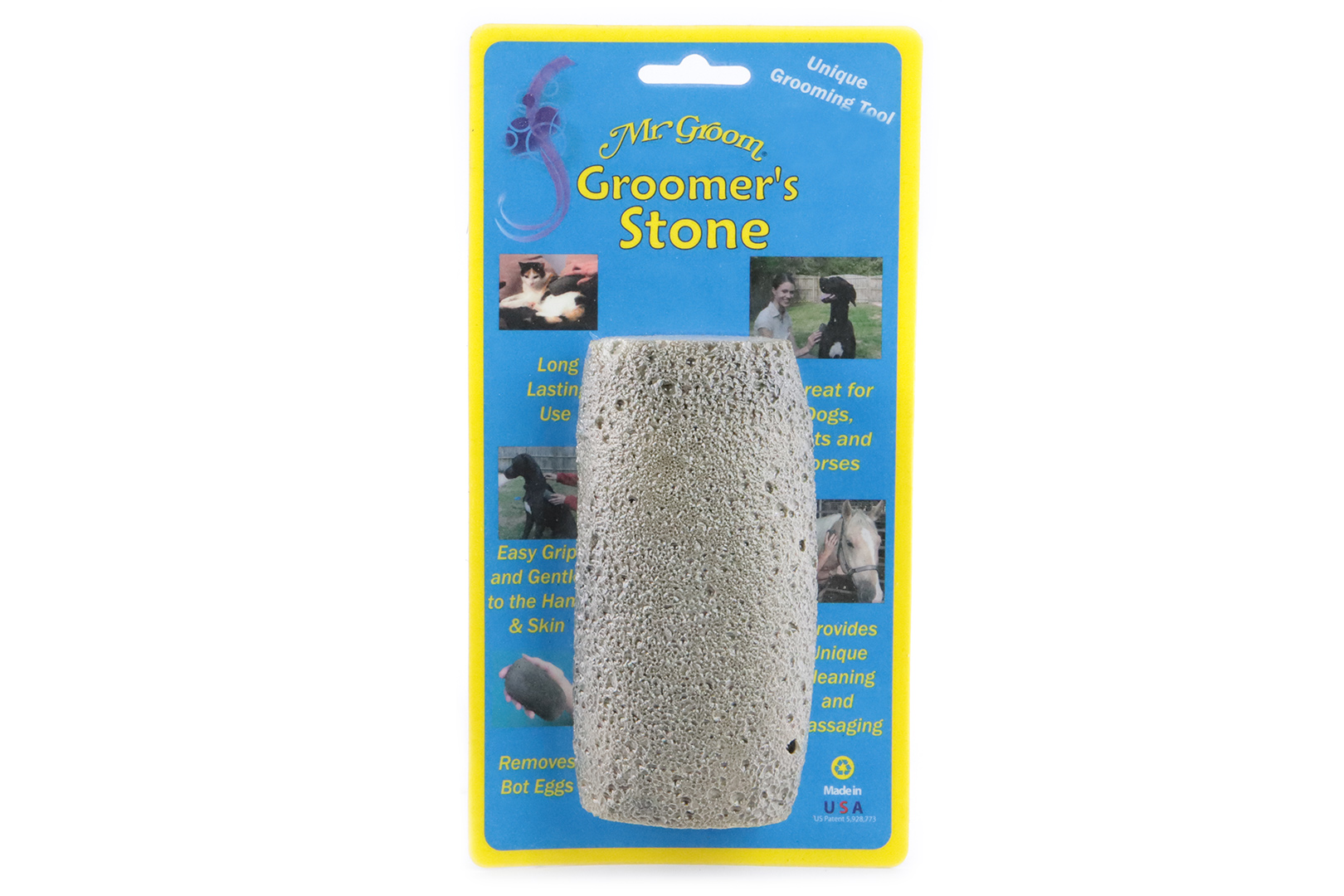 Mr. Groom Trimovací kámen – pemza na srst, 13,5 × 6,5 × 3,5 cm
