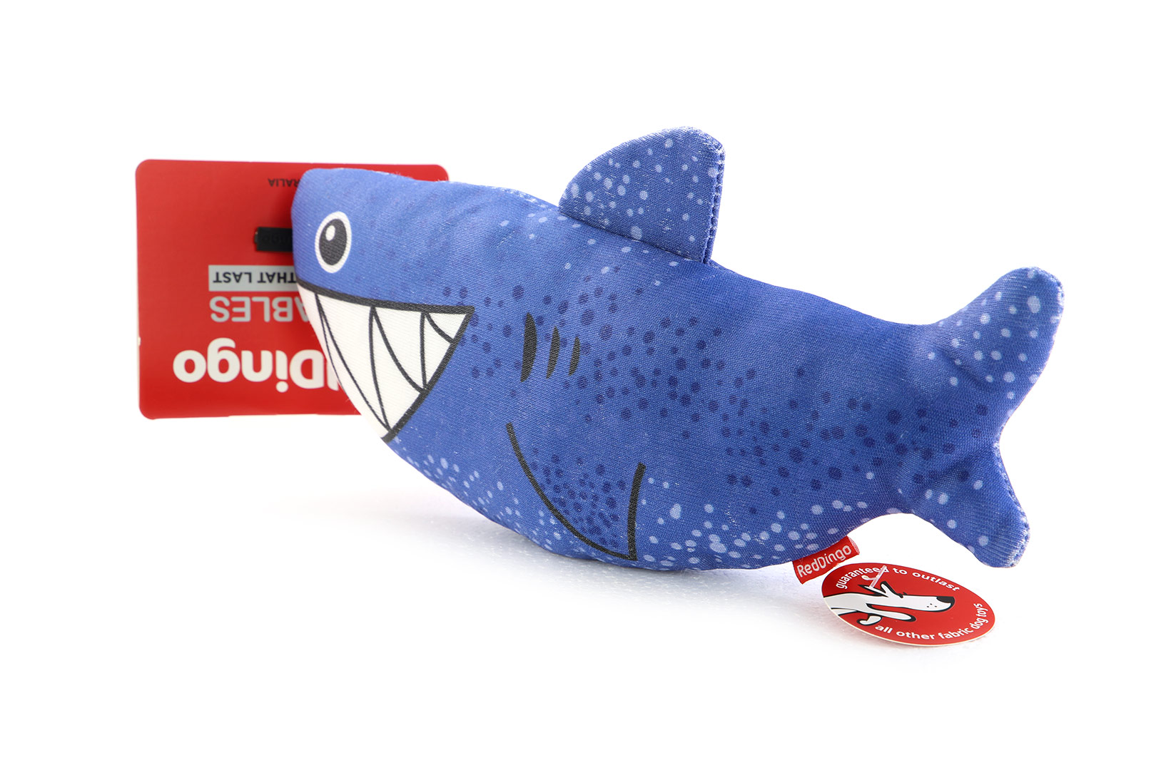 RED DINGO Odolná hračka Žralok, 25 cm