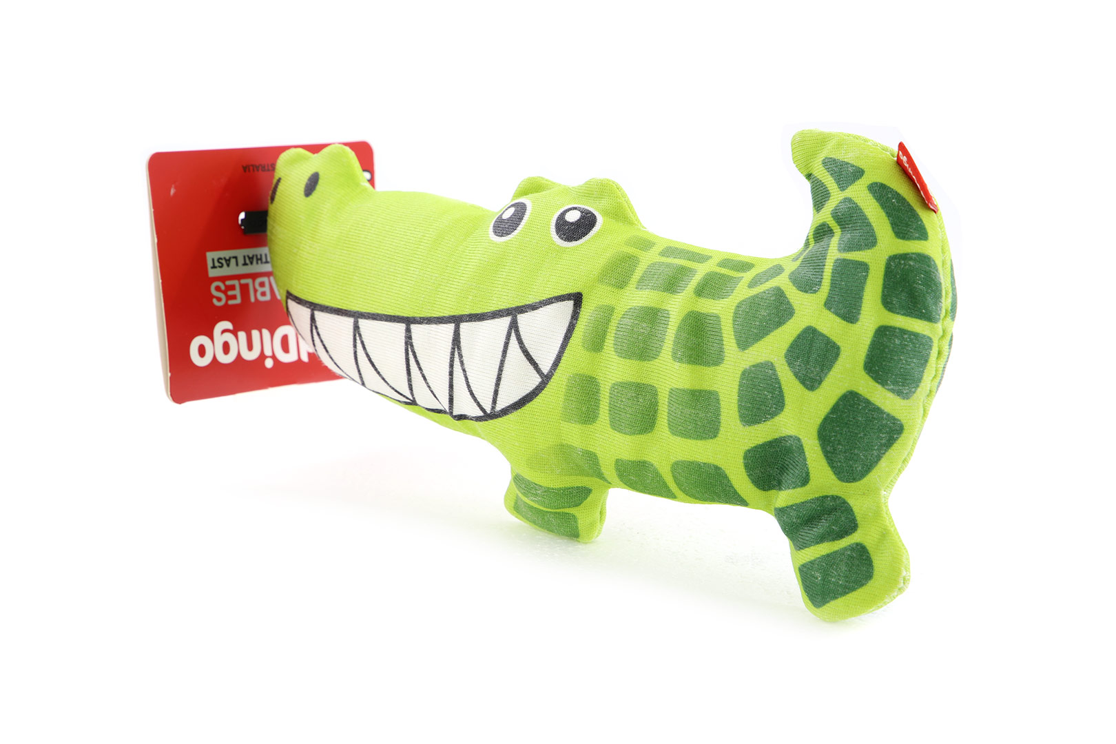 RED DINGO Odolná hračka Krokodýl, 25 cm