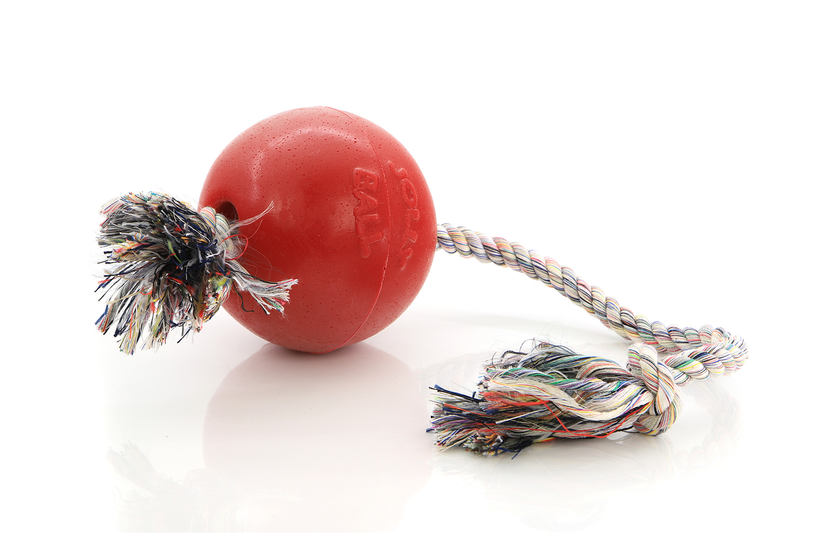 JOLLY PETS Malý míč ROMP-N-ROLL, červený Velikost: S