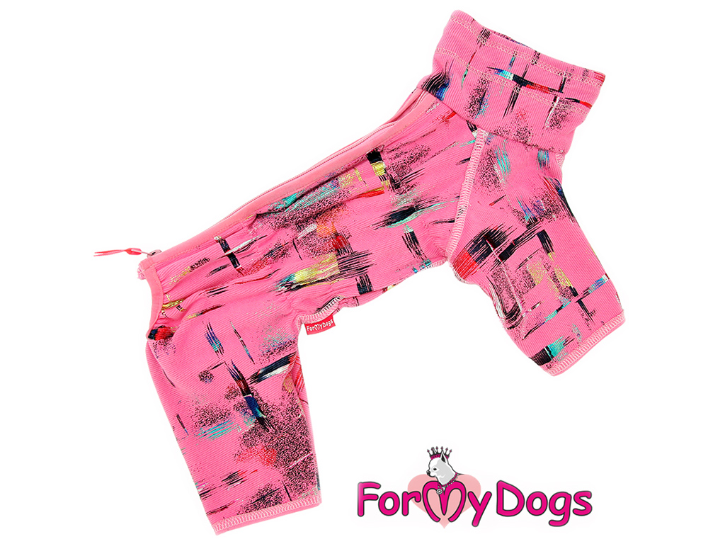 FOR MY DOGS Overal PINK REVERSE STICH, růžový Velikost: 22/XXXL