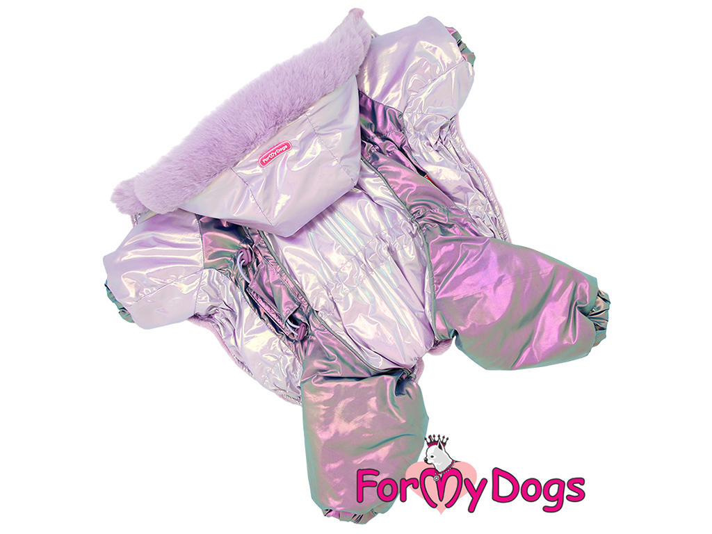 FOR MY DOGS Obleček – overal pro fenky METALLIC Velikost: 20/XXL