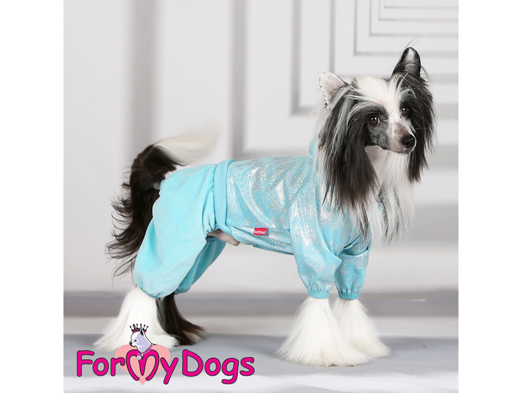 FOR MY DOGS Overal GREEN SHIMMER, zelený, Velikost: 20/XXL