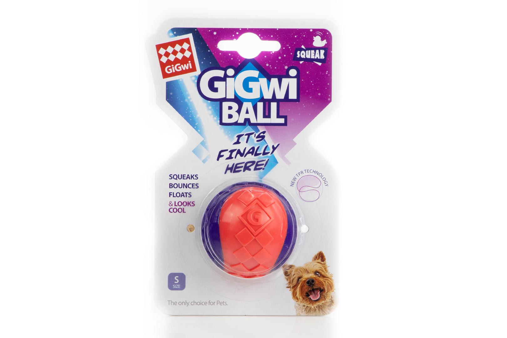 GIGWI BALL Míček, Velikost: S