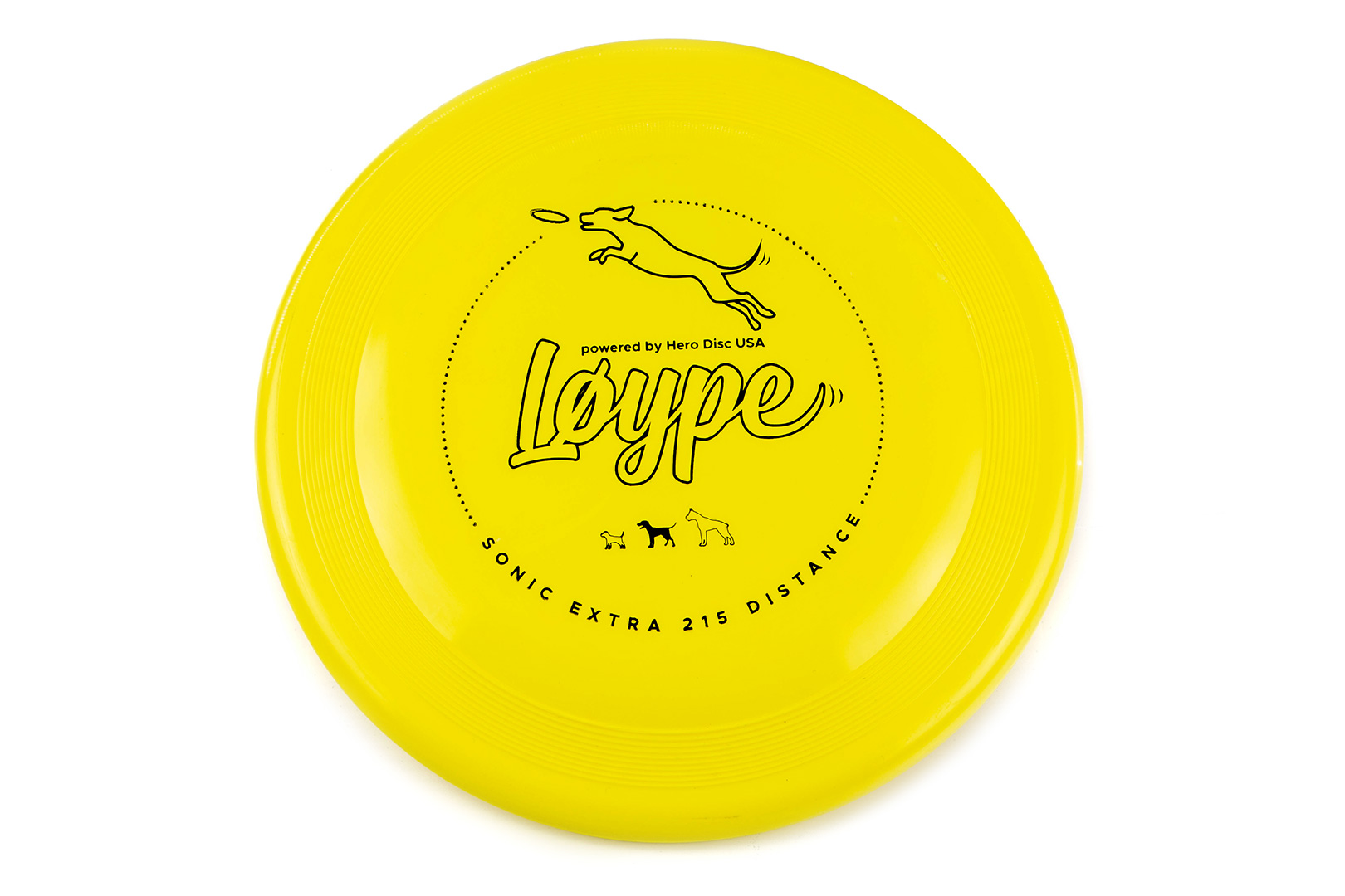 LOYPE Disk na dogfrisbee Sonic Xtra 215, žlutý