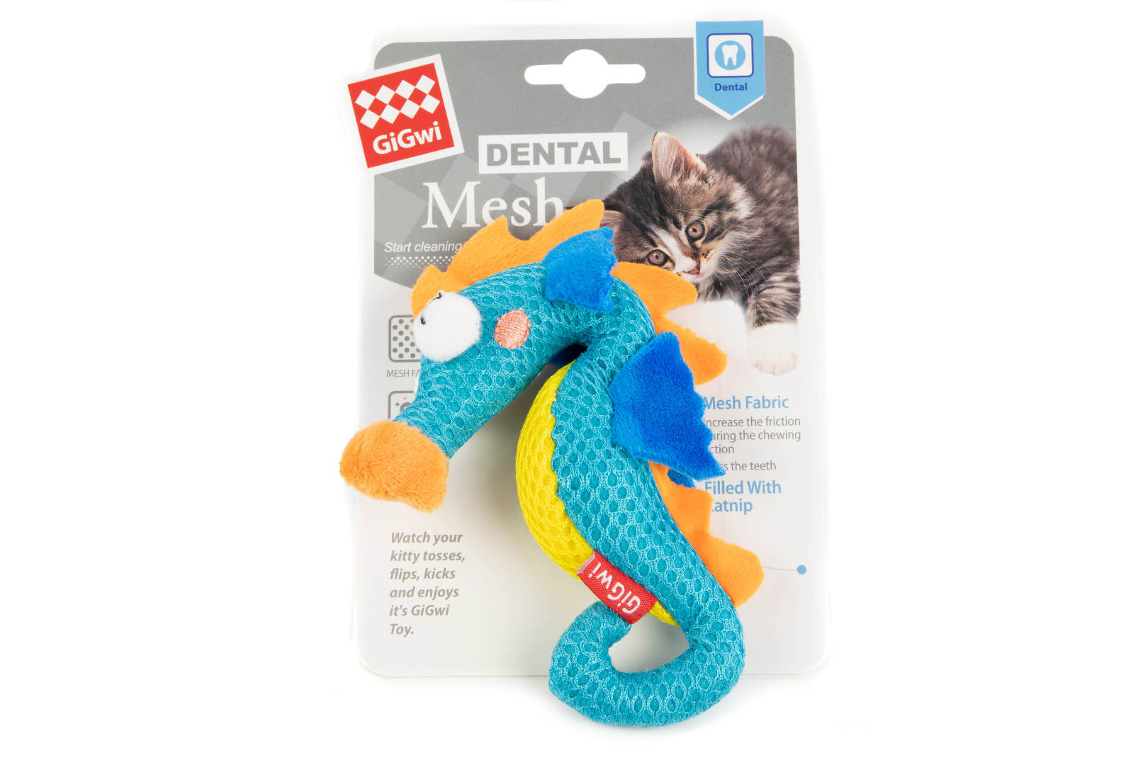 GigWi Dentální hračka – mořský koník, 15 cm