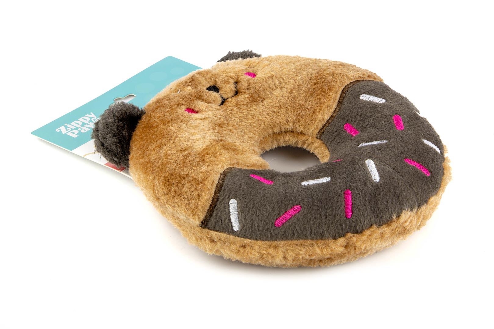 ZIPPY PAWS Plyšový DONUT, 17 cm