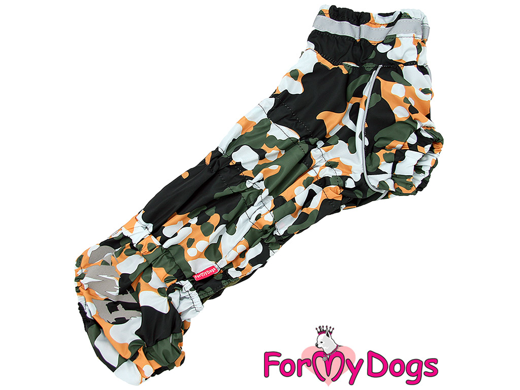 FOR MY DOGS pláštěnka MULTI CAMO, multicolor Velikost: TM1