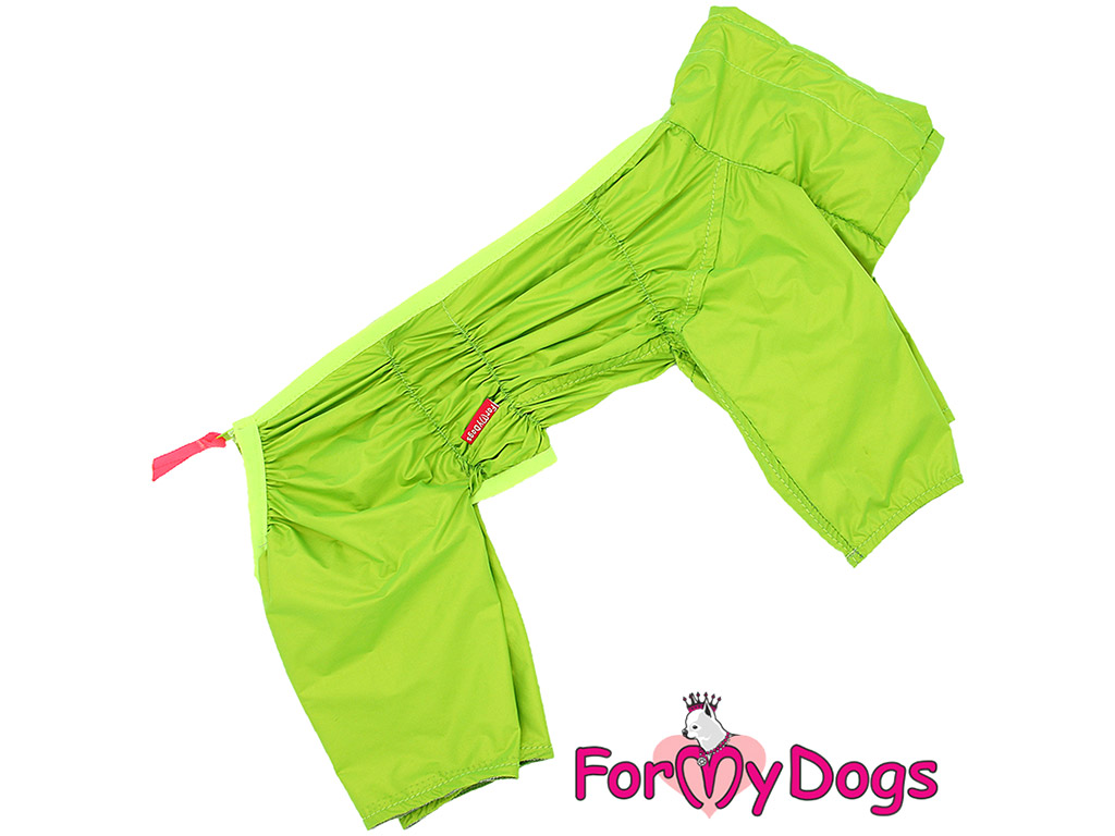 FOR MY DOGS Obleček – pláštěnka NEON, žluto-zelená Velikost: 20/XXL