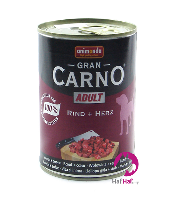 Animonda Gran CARNO ADULT Rind+Herz 400 g