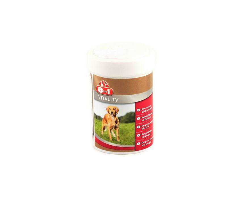 8in1 Pet Products Pivovarské kvasnice s česnekem 260 tbl