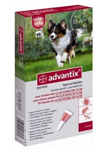 BAYER Advantix Spot-On 1×2,5 ml