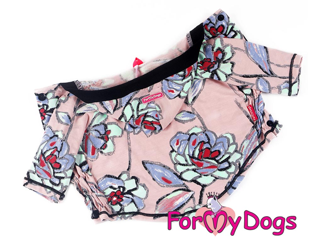 FOR MY DOGS Obleček pro psy i fenky – mikina FLOWERS Velikost: 12/S